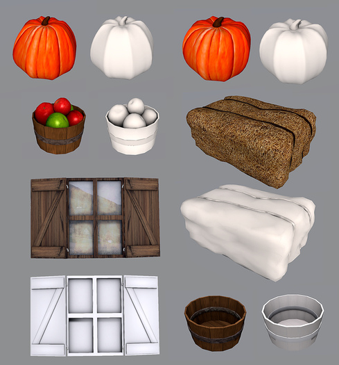{XO} Full Perm - Fall Photo Scene