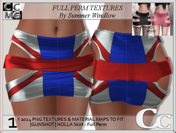 GS HOLLA SKIRT TEXTURES -GB X 1 - FULL PERM