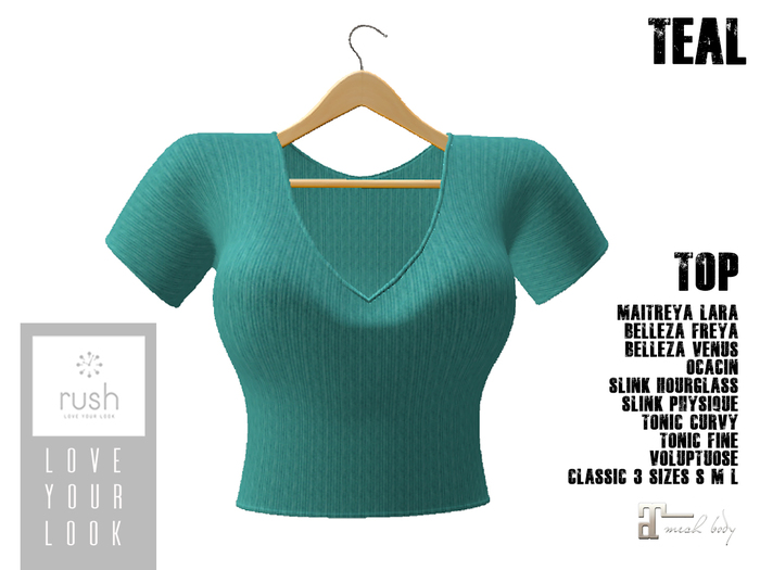 RUSH TOP Teal Pack