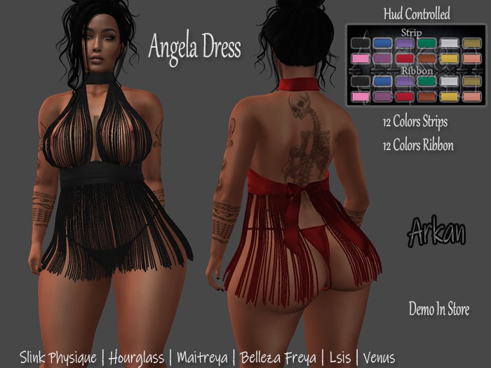 .::Arkan::. Angela Dress Slink/Maitreya/Belleza