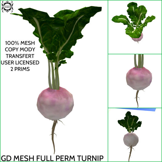 GD MESH FULL PERM TURNIP
