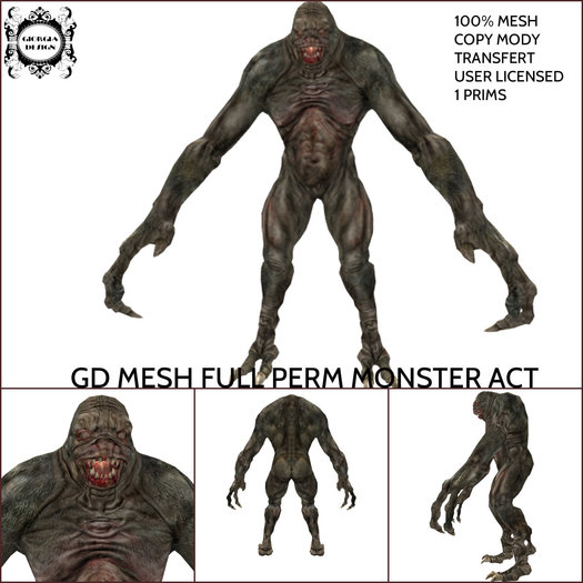 GD MESH FULL PERM MONSTER ACT