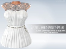 iS Embellished Dolly Dress WHITE
