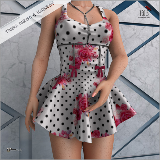 (*<*) 1313 Tamra Dress - Roses Promo Set