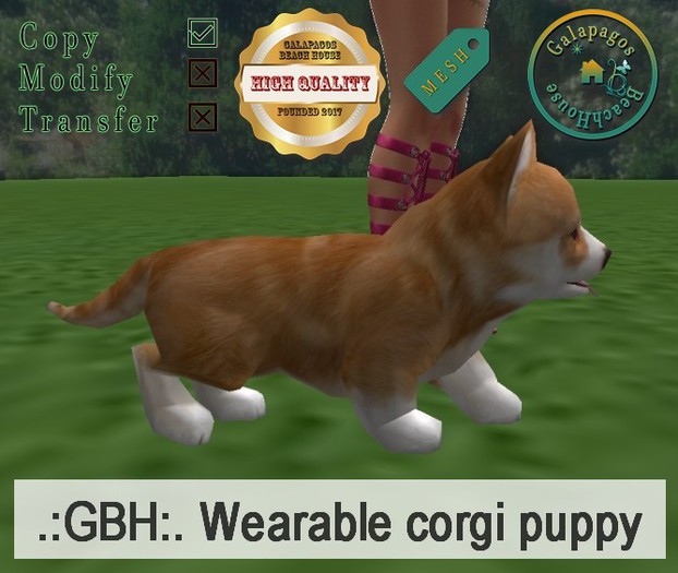 .:GBH:. Wearable corgi puppy