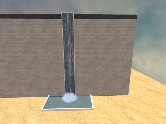 Animated House Waterfall