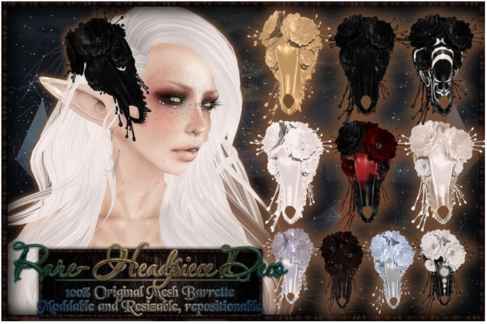 :[P]:-Muse Hair Deco:// Karat RARE