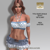 TITIA HEARTS IN BLUE