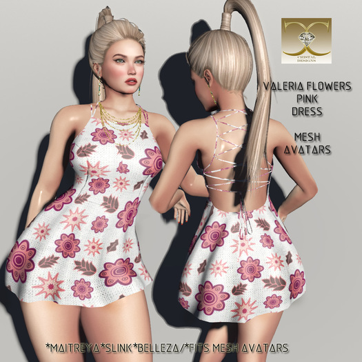 VALERIA FLOWERS PINK