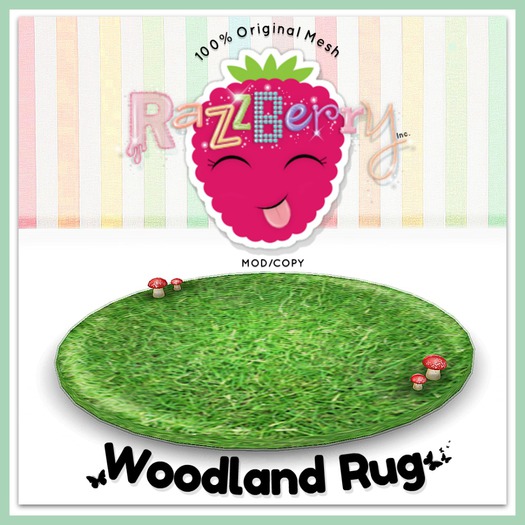 RazzBerry Inc. Woodland Rug BOXED