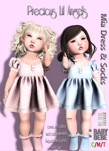 PLA - Mia Dress & Socks (PINK )