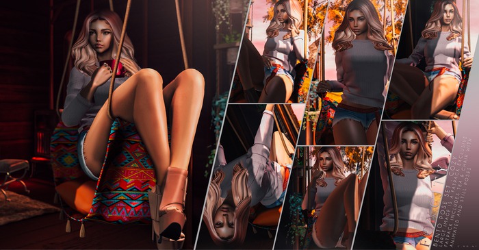 FOXCITY. Cozy Bento Pose Set (Boxed HUD. Wear me)