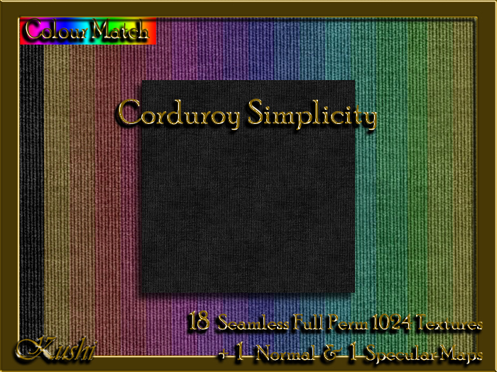 Corduroy Simplicity Textures