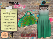 < SP > Ombre Dress & Bag for Tweenster - Teal
