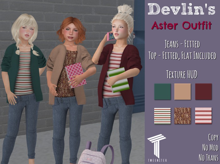 Devlin's - Tweenster - Aster Set