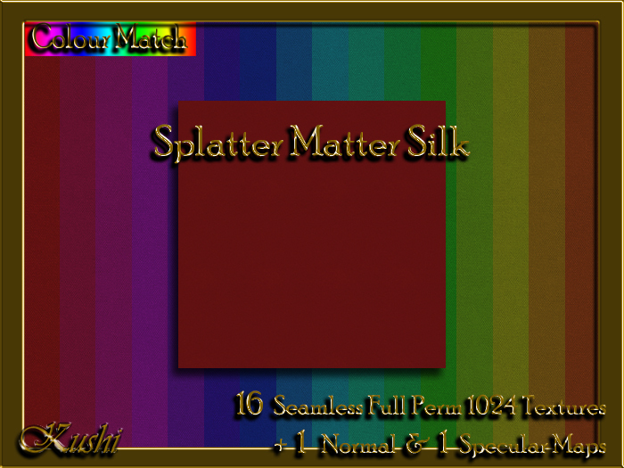 Splatter Matter Silk Solids Seamless Textures