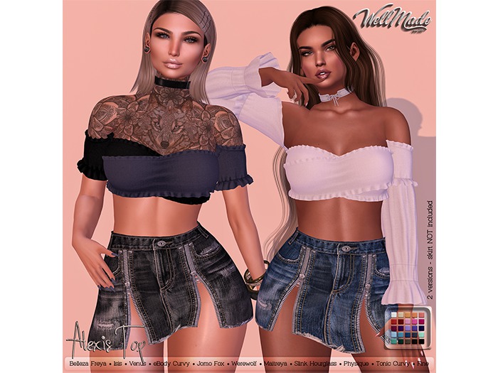 [WellMade] Alexis Top 