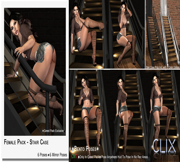 Clix - Female Greed Pack - Stair Case