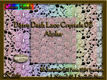 !Kushi! DaisyDashLaceCRYSTALS02ALPHA Textures -WEAR TO UNPACK