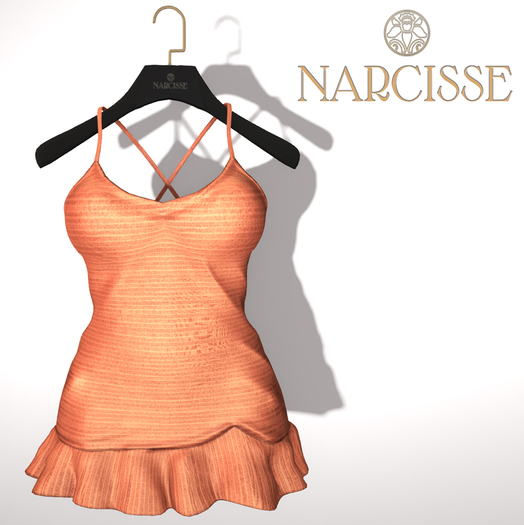-Narcisse- ADD Sally Mini Ruffle Dress - Fanta