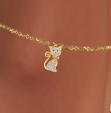 ANKLE BRACELET - Cute KITTY for SLINK MAITREYA (boxed)
