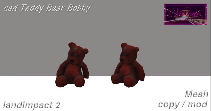 sad Teddy Bear Bobby mesh 