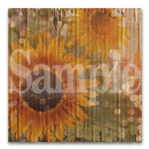WALL ART - Cardboard Sunflower