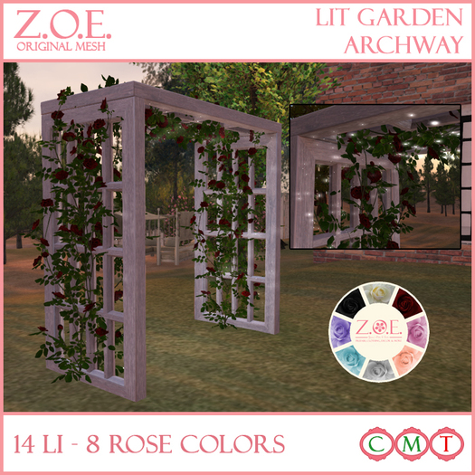 Z.O.E. Lit Garden Archway (Bagged)