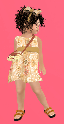 Lexxie Zooby Child Flowers Dress 2