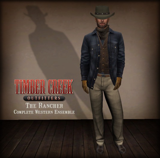 [Timber Creek] The Rancher-Complete Mesh Ensemble-Brown