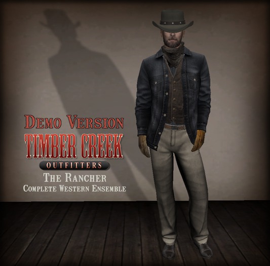 [Timber Creek] The Rancher-Complete Mesh Ensemble-Brown