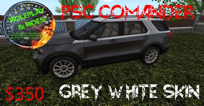 RP & RIDES  PSC Commander  grey white Delivery