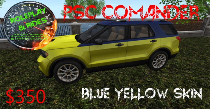 RP & RIDES  PSC Commander  blue yellow Delivery