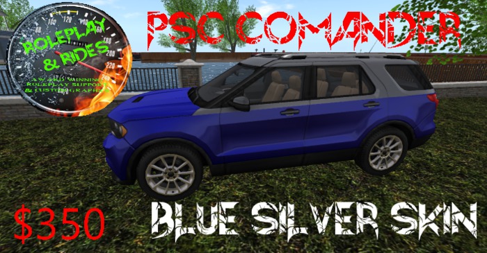 RP & RIDES  PSC Commander  blue silver Delivery