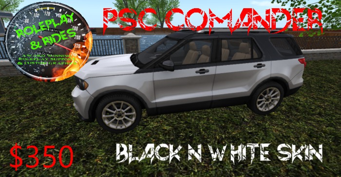 RP & RIDES  PSC Commander  black white Delivery