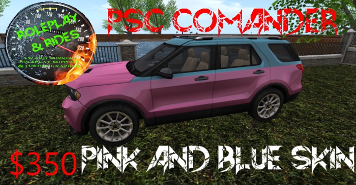 RP & RIDES  PSC Commander  pink blue Delivery