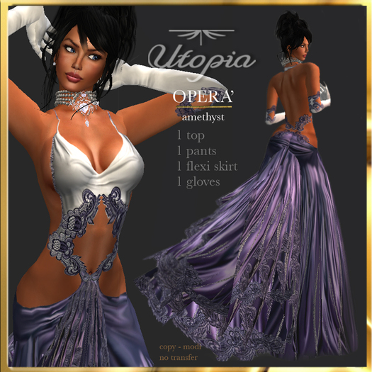 Utopia OPERA amethyst - APPLIERS INCLUDED!