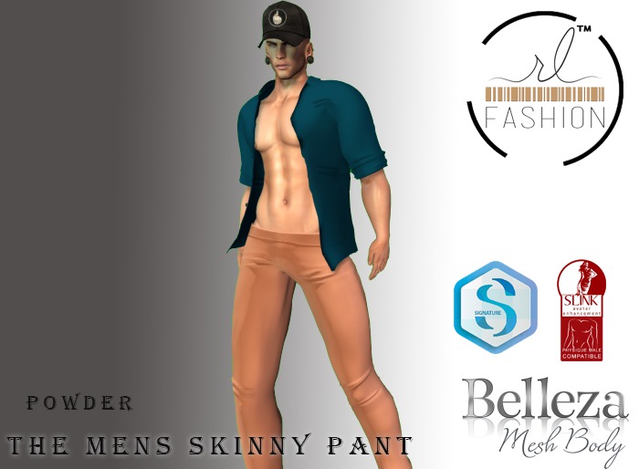 RL- The Mens Skinny Pant Powder