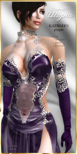 Utopia KATHLEEN purple - Appliers Included!