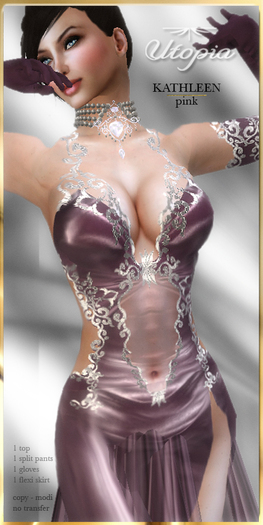 Utopia KATHLEEN pink - Appliers Included!