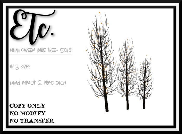 Etc. Halloween BareTrees