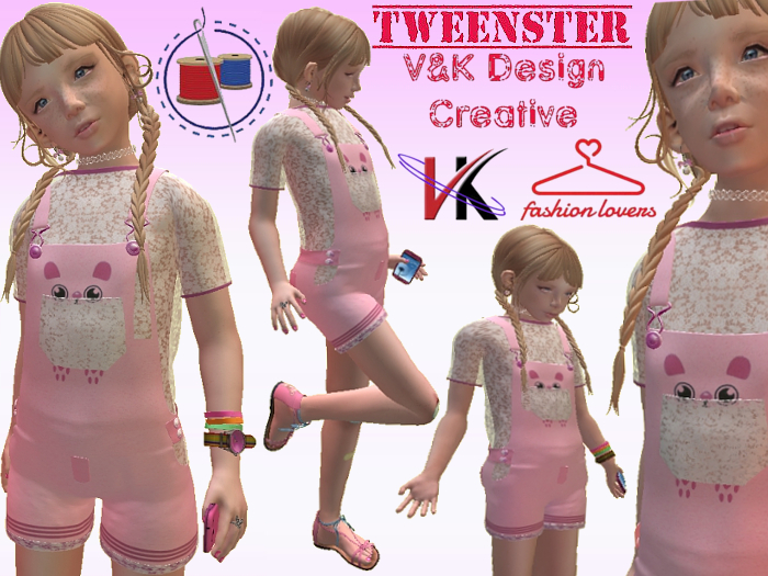 V&K Design Tweenster Inworld Groups "GIFT" Overall