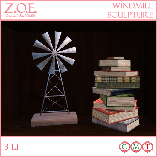 Z.O.E. Windmill Sculpture