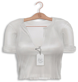 Stories&Co. Vintage: Chloe Blouse - Maitreya Lara, V-Tech, Slink Physique + Hourglass - Off White