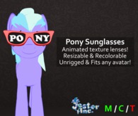 [Jester Inc.] Animated Pony Sunglasses!