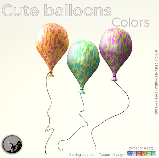 *PC* Cute Ballon Colors  Set PROMO-PRICE 50% OFF