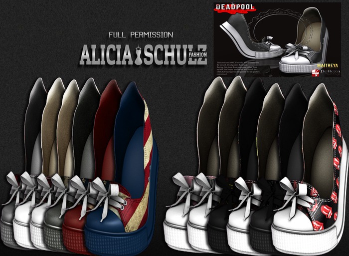 [ASFP] TEXTURE FOR :DEADPOOL: HALF TIP TOE FULL PERM BOX SET 1 AND 2