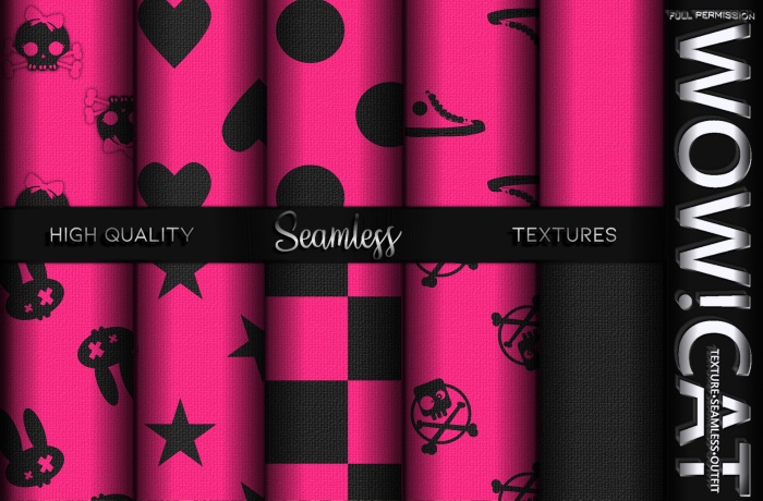 TEXTURE WOW!CAT SEAMLESS FULL PERM PACK 06