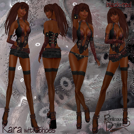 Kara black-red - Ronjas RDesignS Collection by Ronja Pera (Retail Box) 