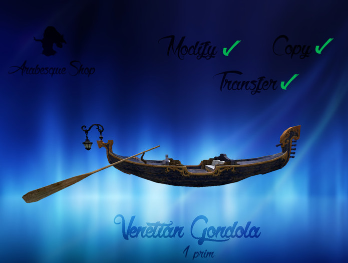 *~^~Arabesque Shop~^~* Gondola Full Perm